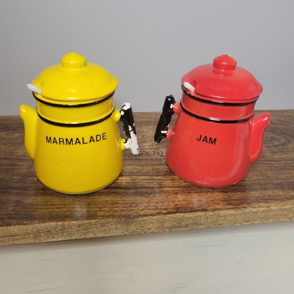 Vintage JAPAN Jam Jars - Picture 2 of 8